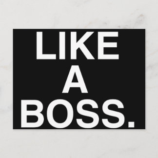 Como una postal de un jefe