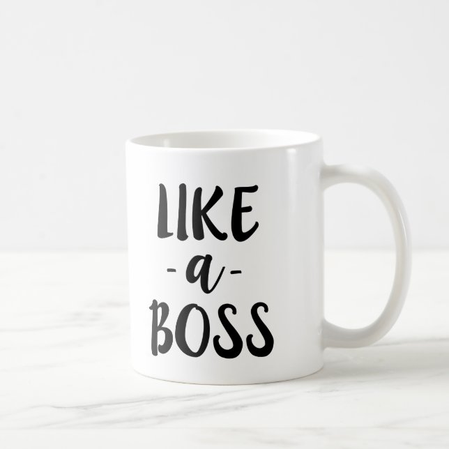 Como una taza divertida de Boss (Derecha)