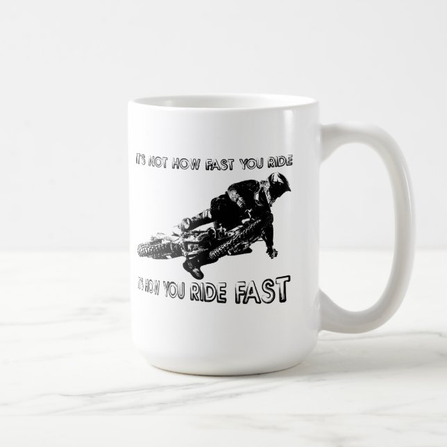Cómo usted monta la taza rápida del motocrós de la (Derecha)