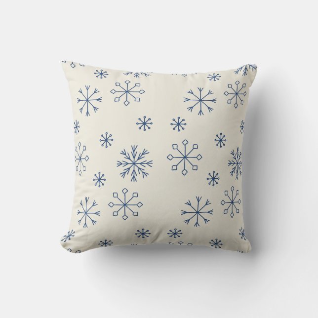 Cómoda almohada de copo de nieve (Anverso)