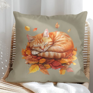 Cómoda almohada de jengibre de jengibre
