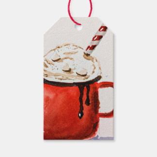 Cómoda etiqueta de regalo de cacao