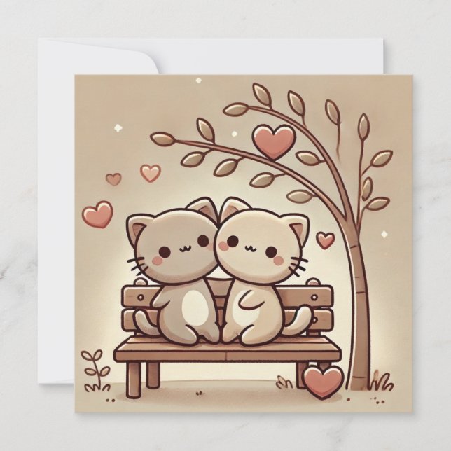 Cómoda tarjeta de amor de Bench (Anverso)