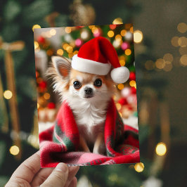 Cómoda tarjeta de Navidades de Chihuahua