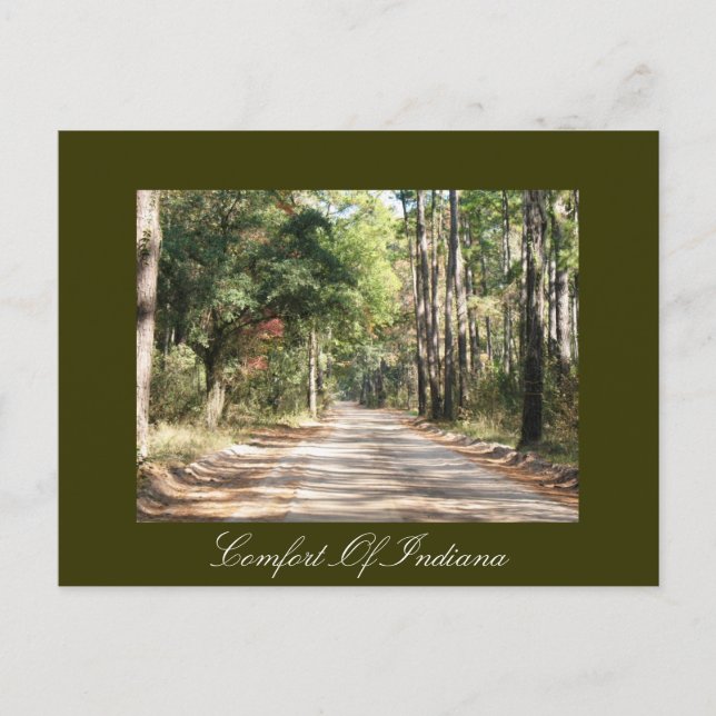 Comodidad de la postal Indiana (Anverso)