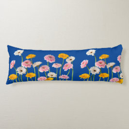 Comodidad en flor: almohada del cuerpo de diseño f