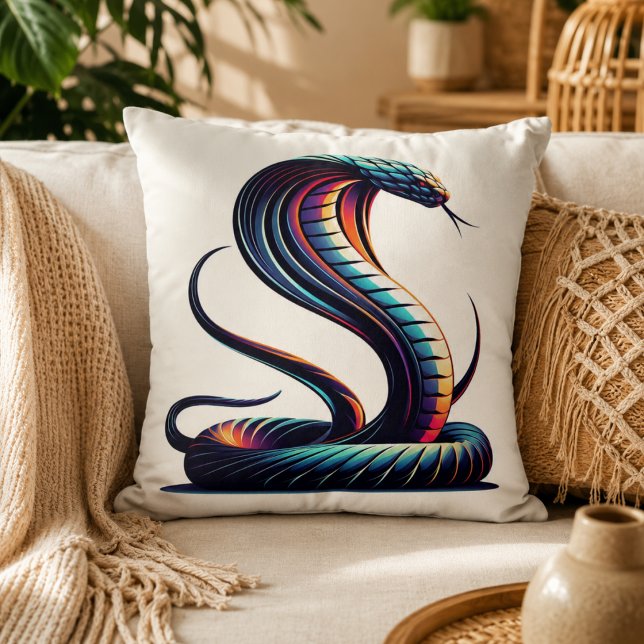 Comodidad Serpentina: Almohada con forma de Cobra  (Serpentine Comfort: Cobra-Shaped Pillow for Exotic)