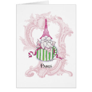 Comodles rosados de la Torre Eiffel en Hatbox
