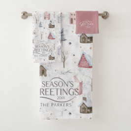 Cómodo Navidades domésticos Pink ID985