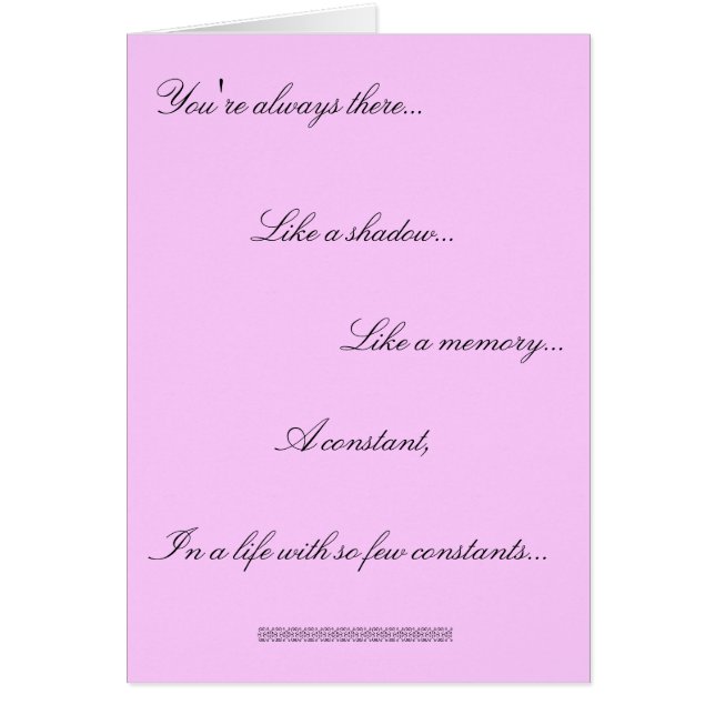 Compañero constante (Frente)