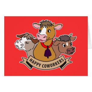 Compañeros de trabajo felices