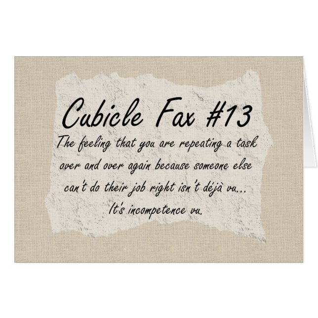 Compañeros de trabajo incompetentes (Anverso (Horizontal))