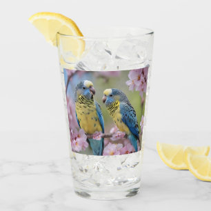 "Compañeros vibrantes: Budgies azules y amarillos"