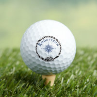 Compañía costera náutica Nombre Bolas de Golf Azul
