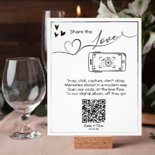 Comparte la foto del Boda de amor Poster de código