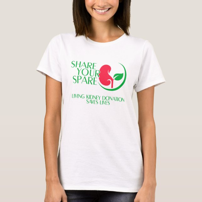 Comparte tu ahorro con una camiseta de donación de (Anverso)