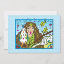 Comparte tu tarjeta ligera de 7" x 5"