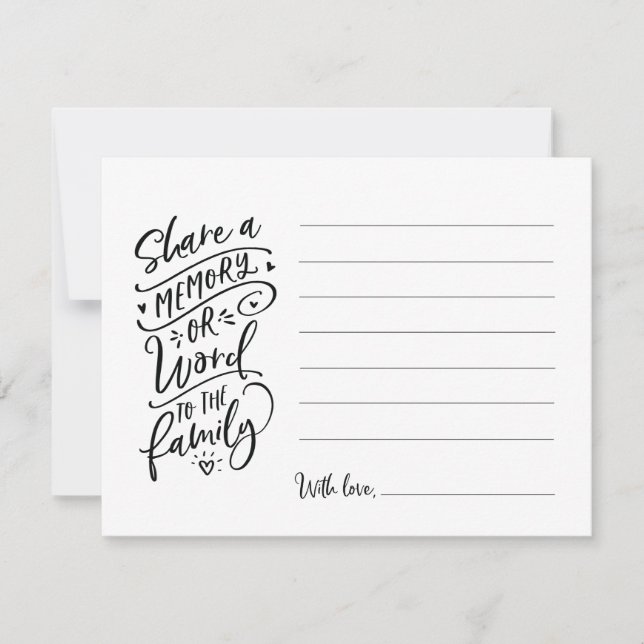 Comparte una memoria o palabra con la tarjeta de s (Anverso)