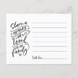 Comparte una memoria o palabra con la tarjeta de s