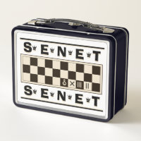 Compartimento de ajedrez portátil Senet Board Comi