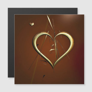 Compartimientos de amor de la tarjeta magnética de