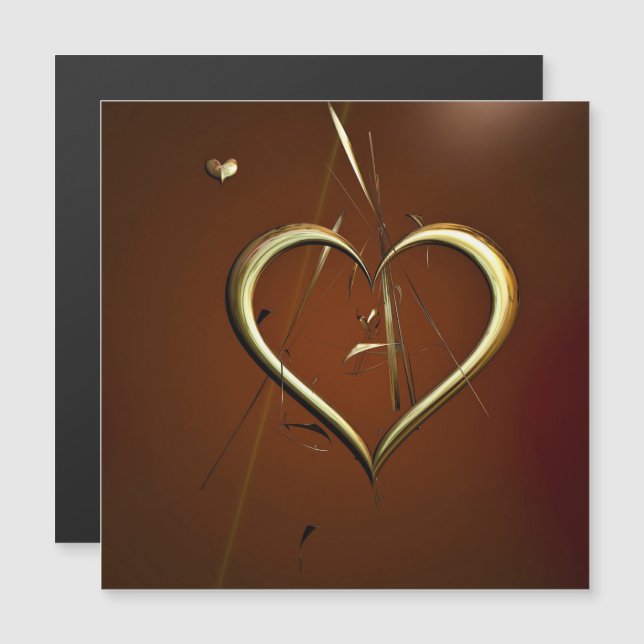 Compartimientos de amor de la tarjeta magnética de (Anverso/Reverso)