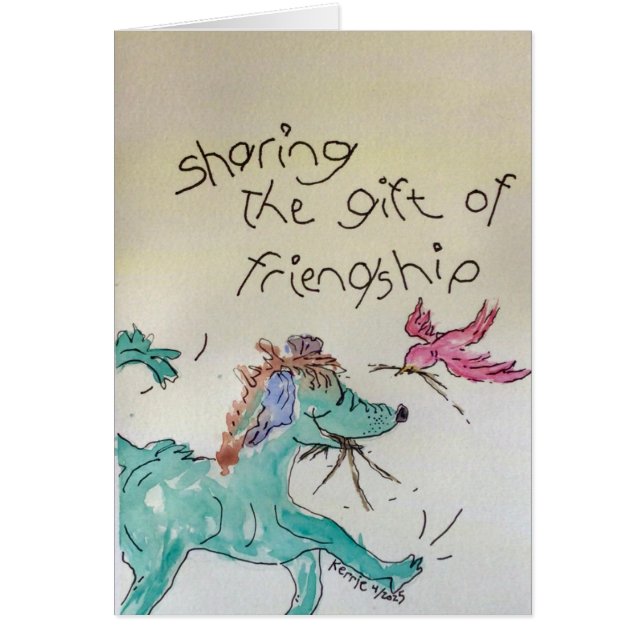 Compartir el regalo de la amistad (Frente)