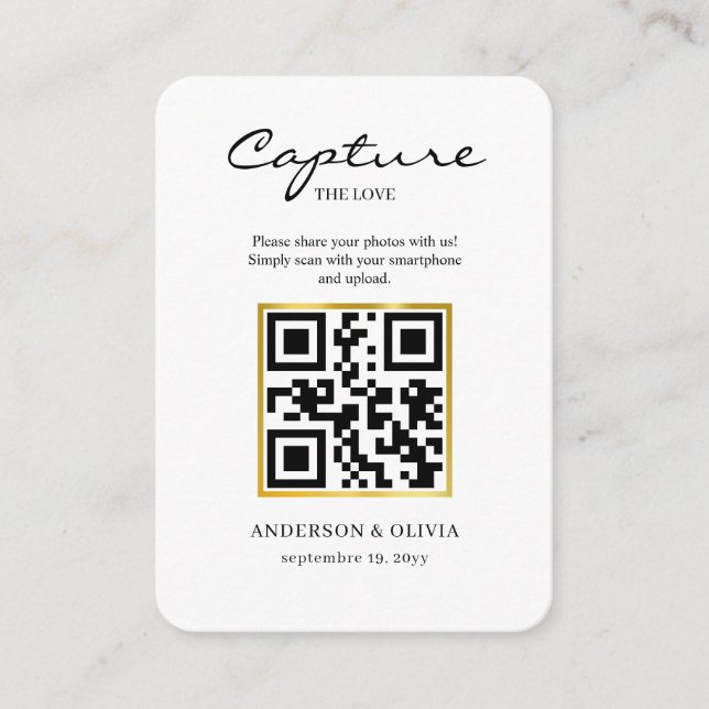 Compartir fotos de Boda con tarjeta de gabinete de (Anverso)