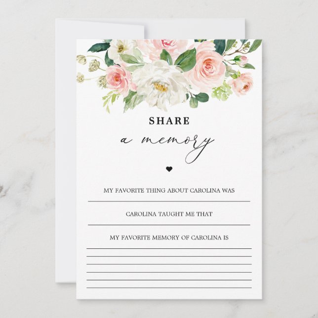 Compartir Una Memoria, Celebración De Las Tarjetas (Anverso)