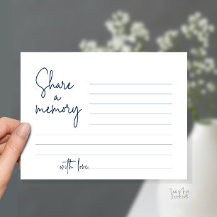 Compartir una memoria Funeral Service Tarjeta de s