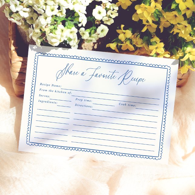 Compartir Una Receta Con Una Mano Temprana Y Una D (Card Front Mock-up)