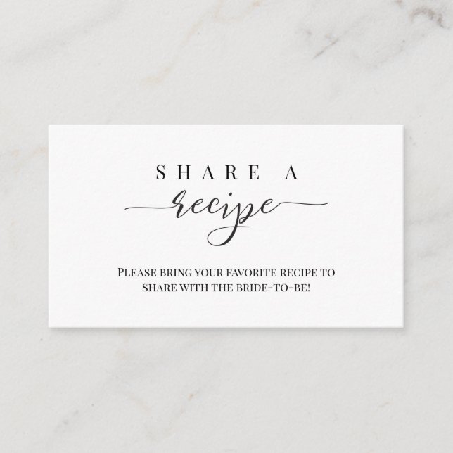 Compartir una tarjeta de gabinete de receta (Anverso)