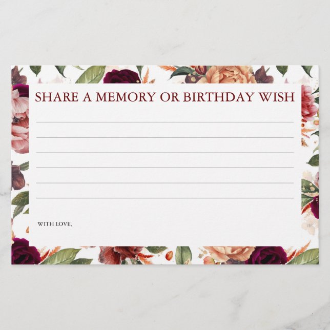 Compartir una tarjeta de juego de cumpleaños o de  (Anverso)