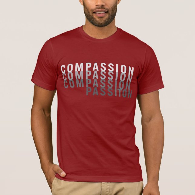 Compasión - Camisetas masculinas (Anverso)