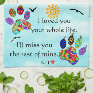 Compasión de perros y gatos Mascota toalla de coci