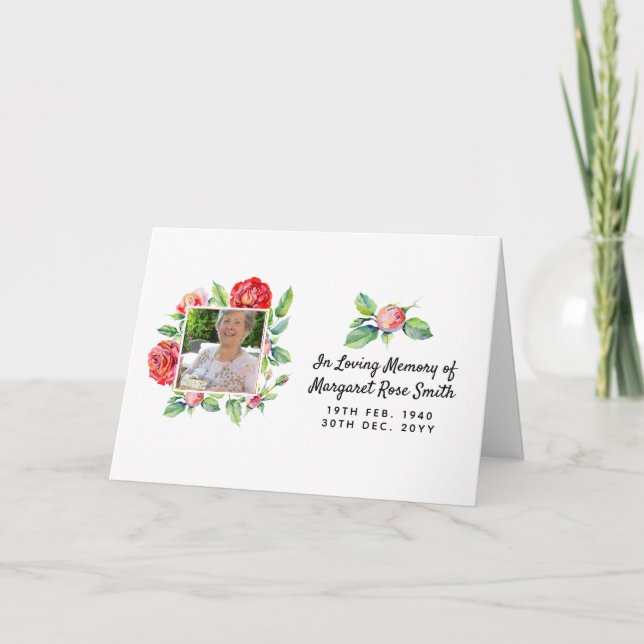 Compasión por tarjeta de fotografía conmemorativa  (Anverso)