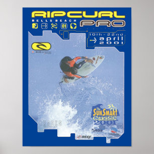 Competencia de surf Ripcurl Pro poster de arte mur