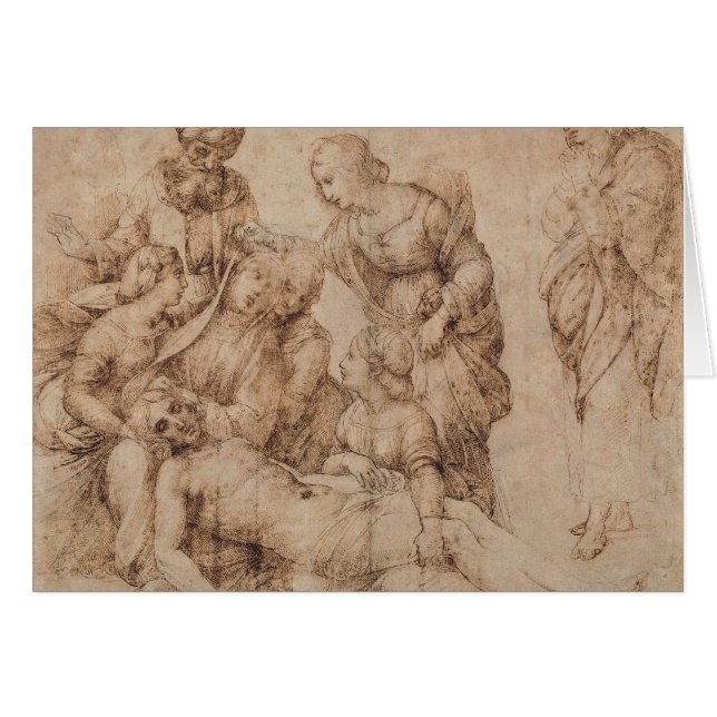 compianto del cristo de Raffaello Sanzio DA Urbino (Anverso (Horizontal))