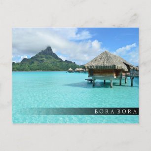 Complejo náutico con postal Bora Bora