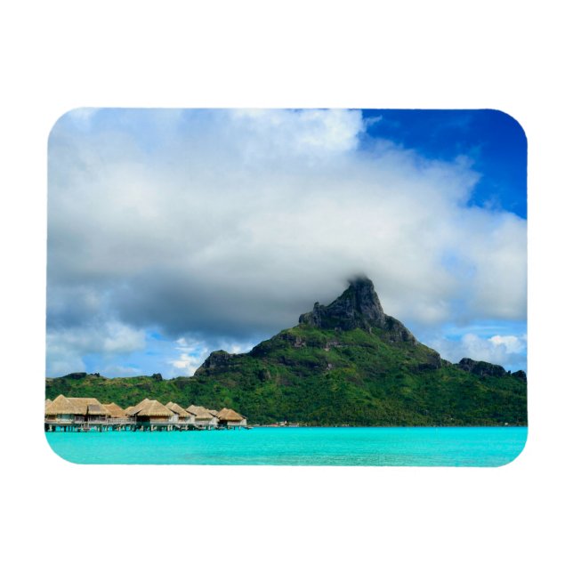 Complejo tropical en el imán rectangular de Bora B (Horizontal)