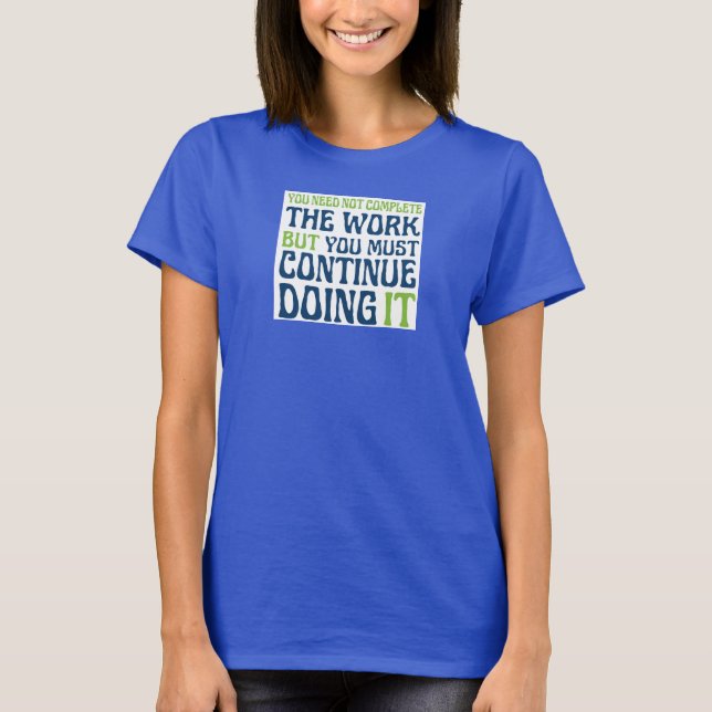 Completar la camiseta de trabajo (Anverso)