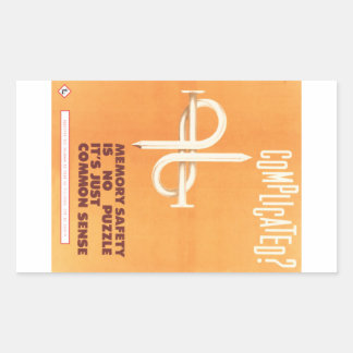 ¿Complicado? pegatina