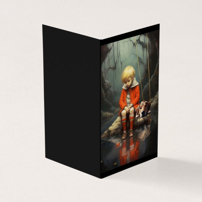 Complicante tarjeta plegada (Exterior)