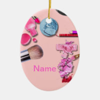 Componga el personalizar del ornamento del chica