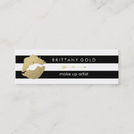 Componga la tarjeta de visita del artista - oro