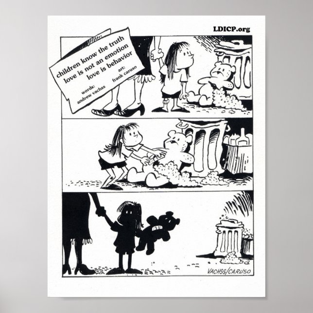 Comportamiento es la verdad 8.5 x 11 impresión (Frente)