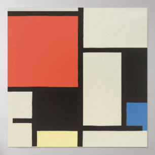 Composición 1921 Imprimir el arte abstracto mondri