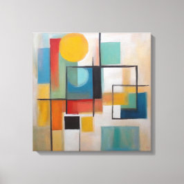 Composición 2204 - Impresión de lienzo envuelto