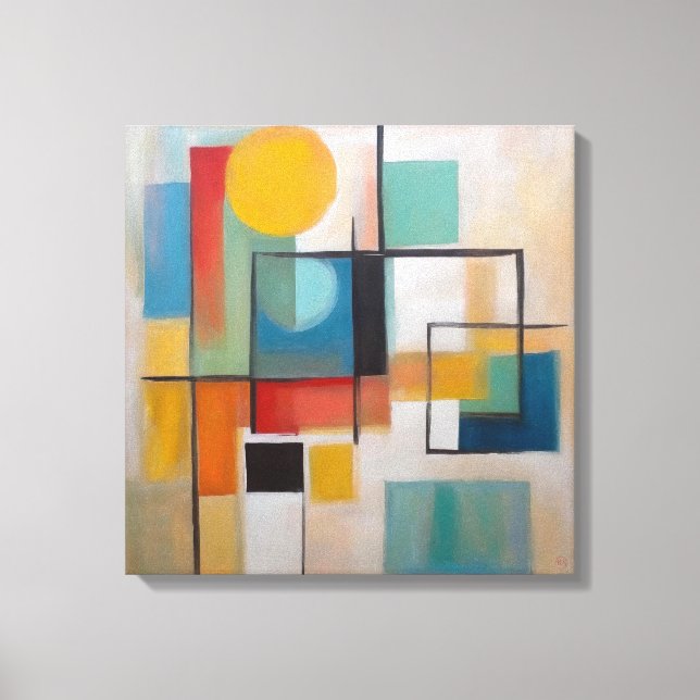 Composición 2204 - Impresión de lienzo envuelto (Anverso)