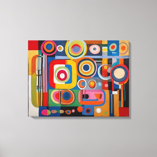 Composición 2304 - Imprimir arte de lienzo (Anverso)